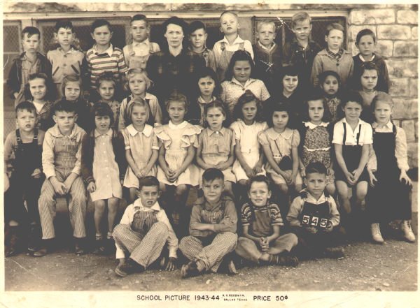 1943 Merdian School, Merdian, Bosque County, Texas