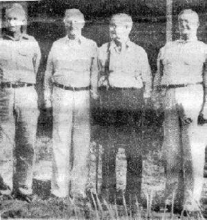 Frank Palmer, W. E. Palmer, Bob Palmer and Charles Palmer