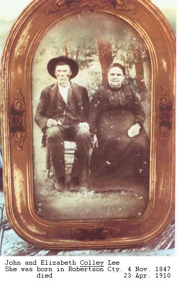 Lee & Coley Family, Brown County, Texas