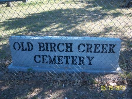 Old Birch Creek Cemetery, Burleson County, Texas