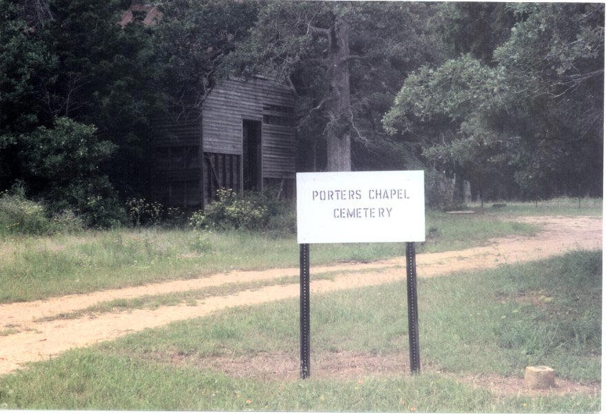 Porter's Chapel Cemetery, Burleson County, Texas