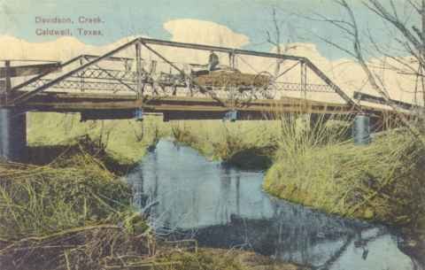 Bridge at Davidson Creek, Burleson County, Texas