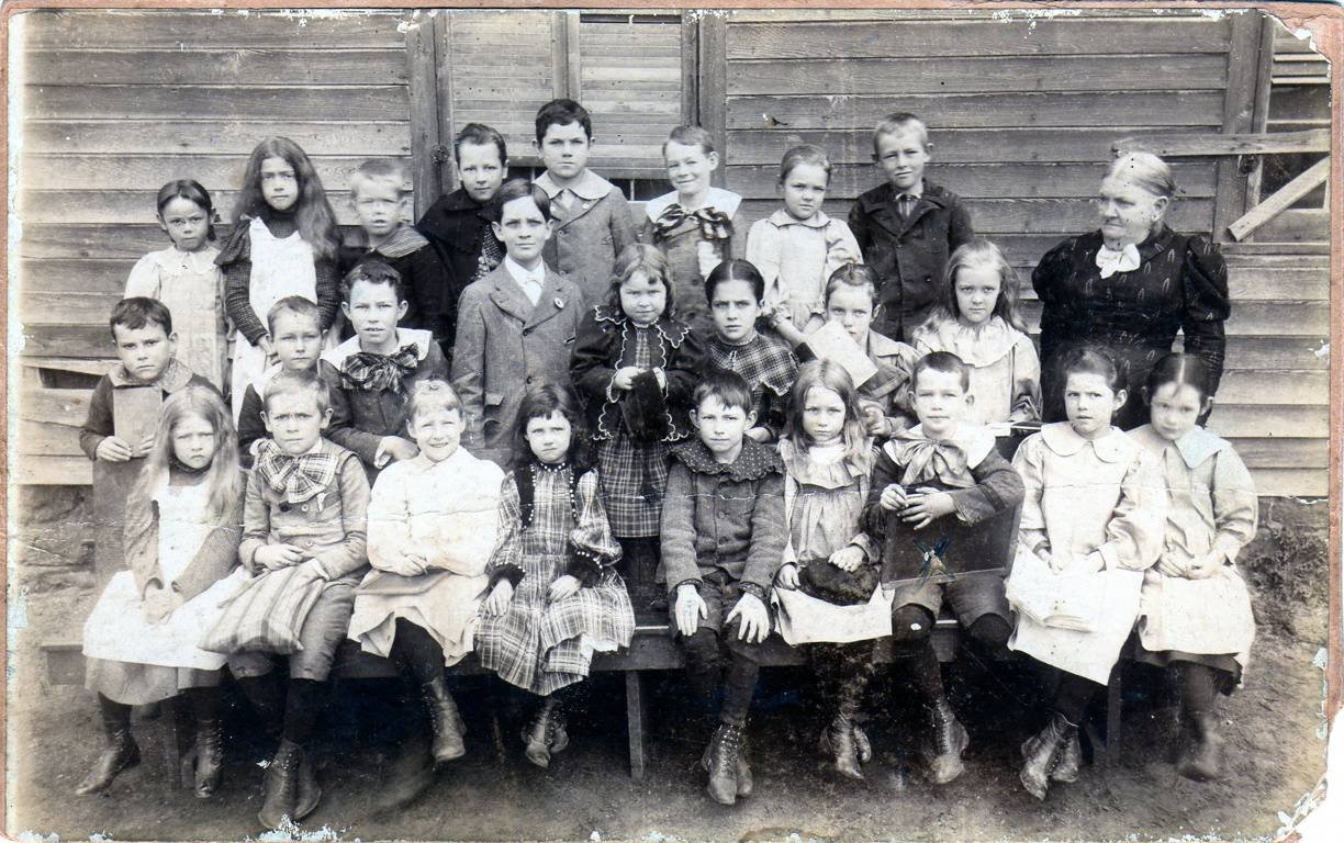 Caldwell School abt 1896, Burleson County, Texas