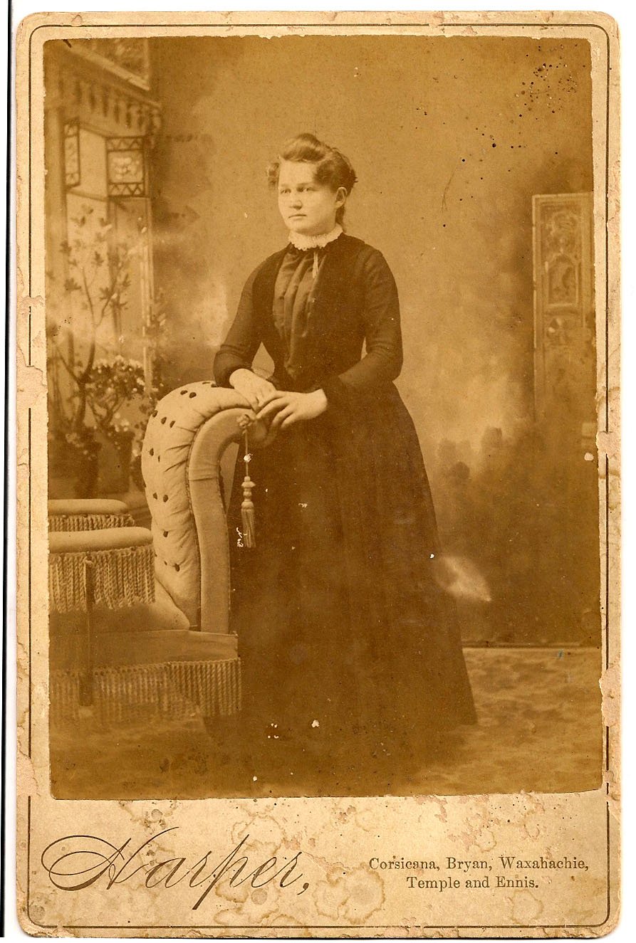Miss Alice Siddall, Burleson County, Texas