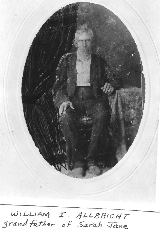 William Isley Allbright, Burleson County, Texas