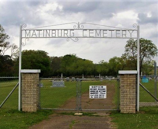 Matinburg Cemetery, Camp County, Texas