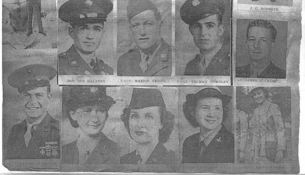World War II Military News, Cottle County, Texas