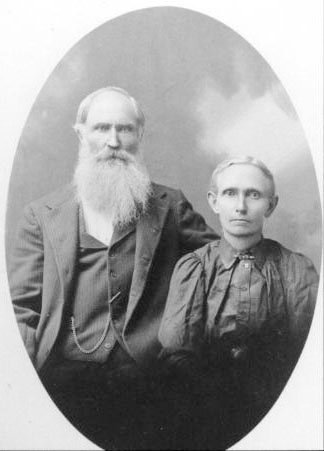 Caleb Horton Brinson and Margaret America Eve McGee Merchant, Haskell County, Texas